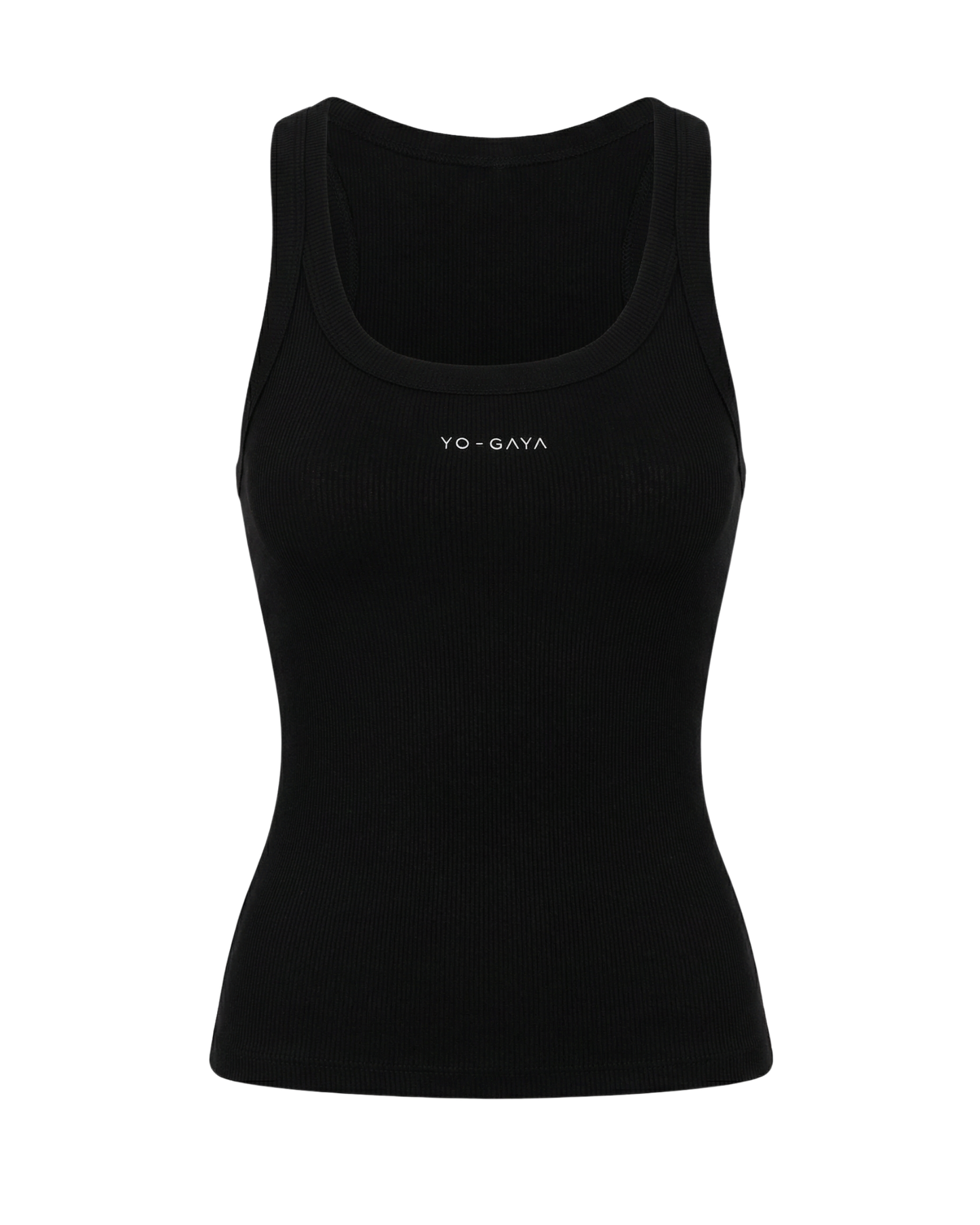 Ribbed Tank Top - Black