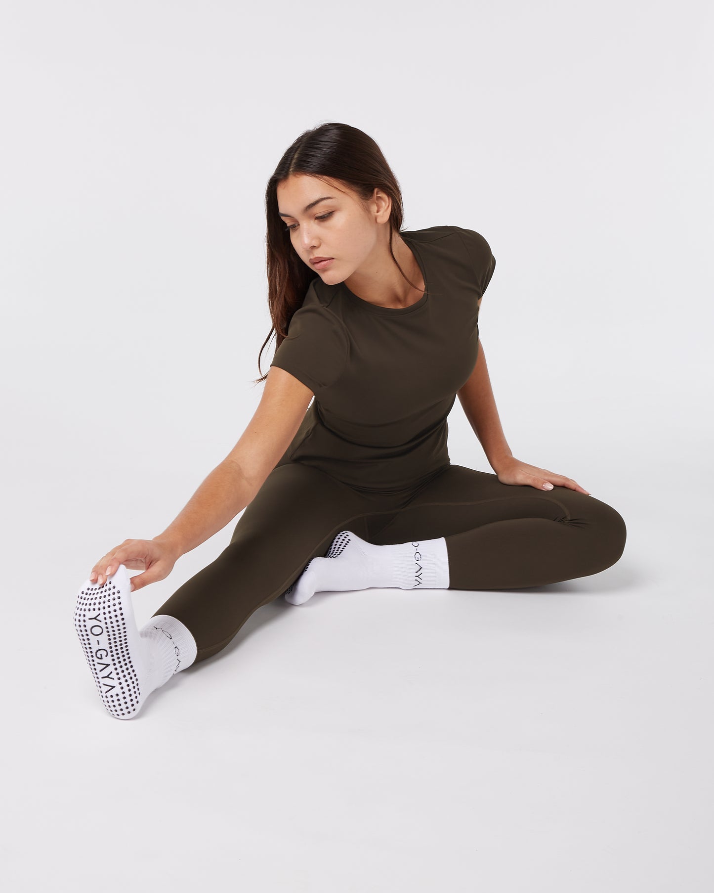 Short Sleeve Top - Coffee Bean