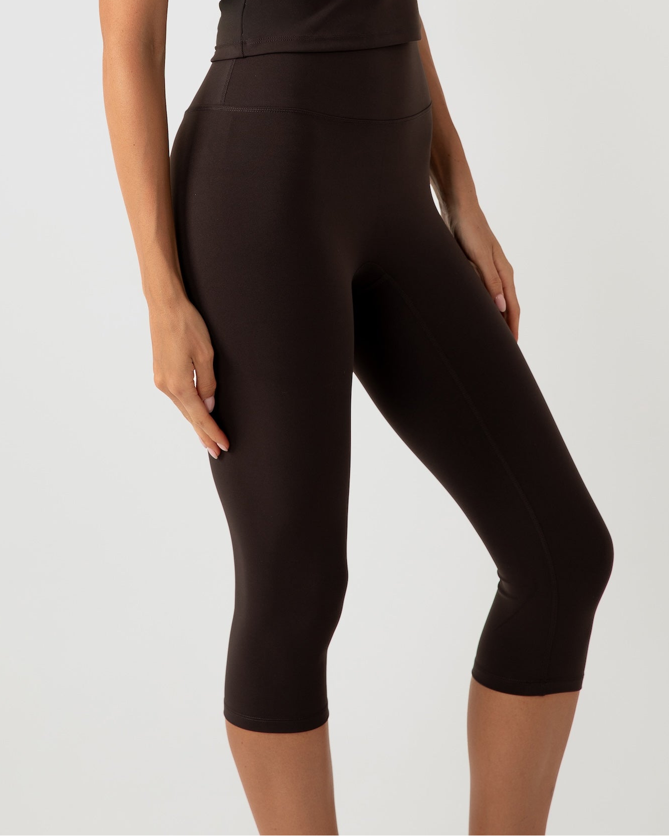 Capri Legging - Coffee Bean