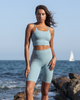 Legging Short - Sky Blue
