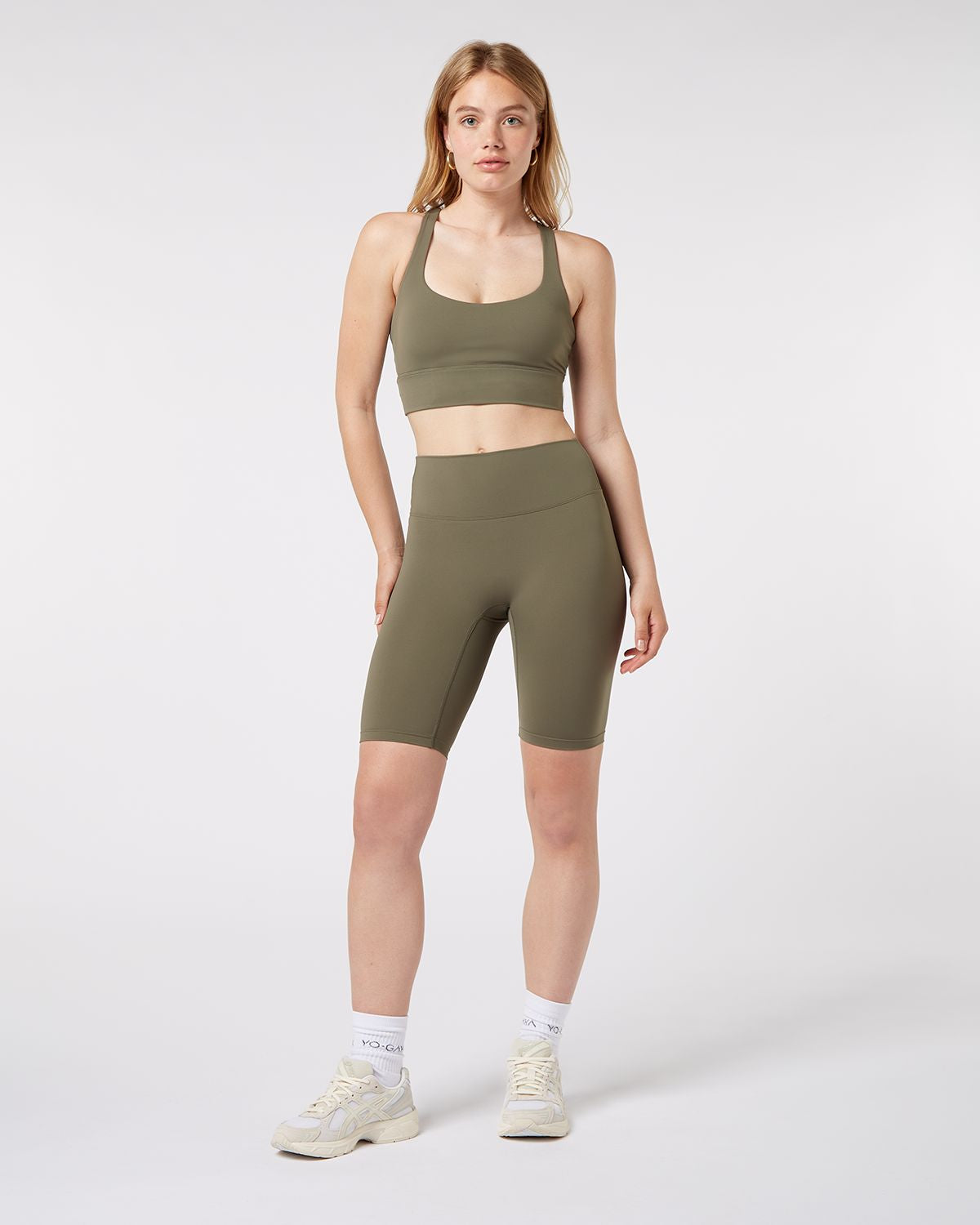 Legging Short - Olive Green