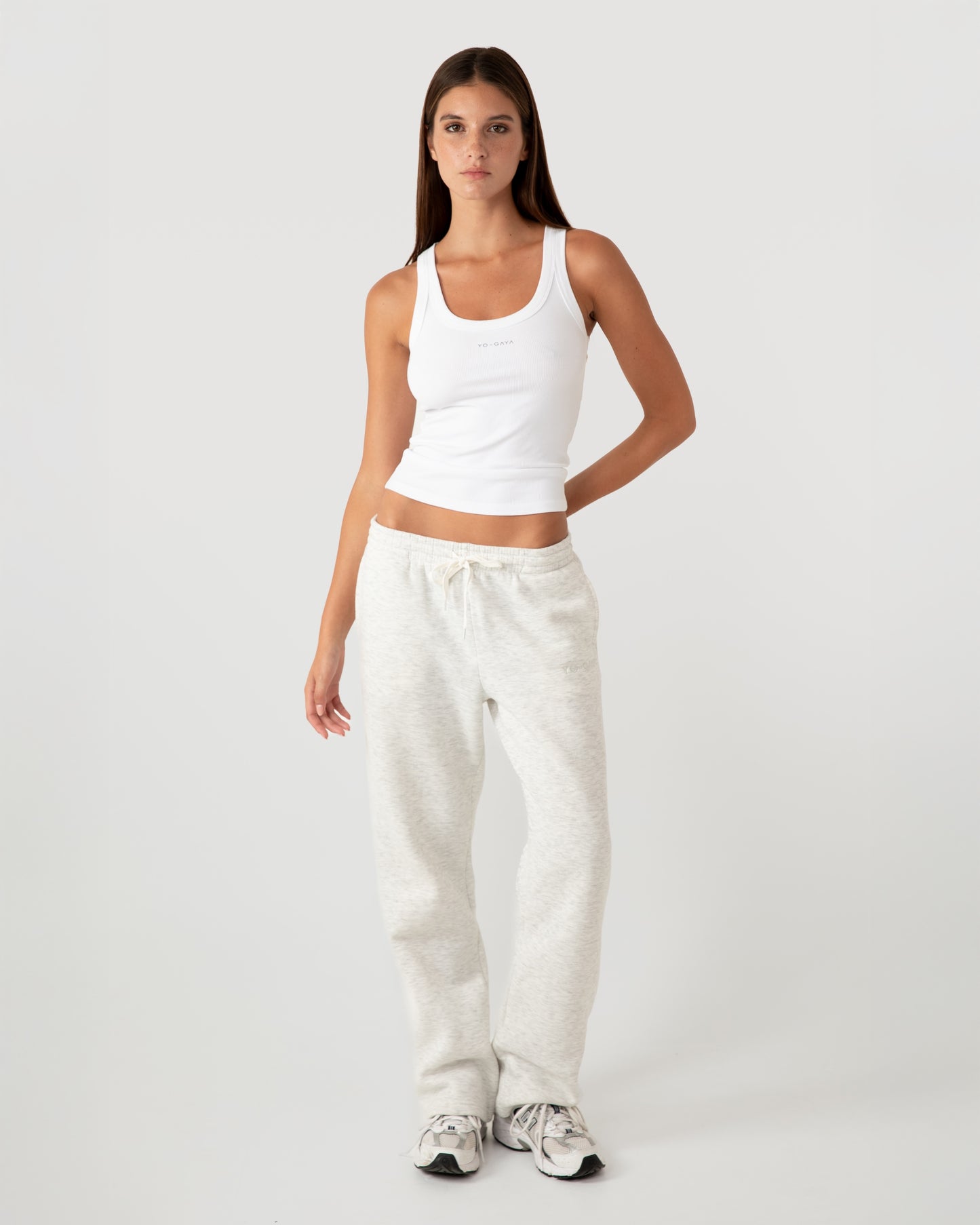 Ribbed Tank Top - White