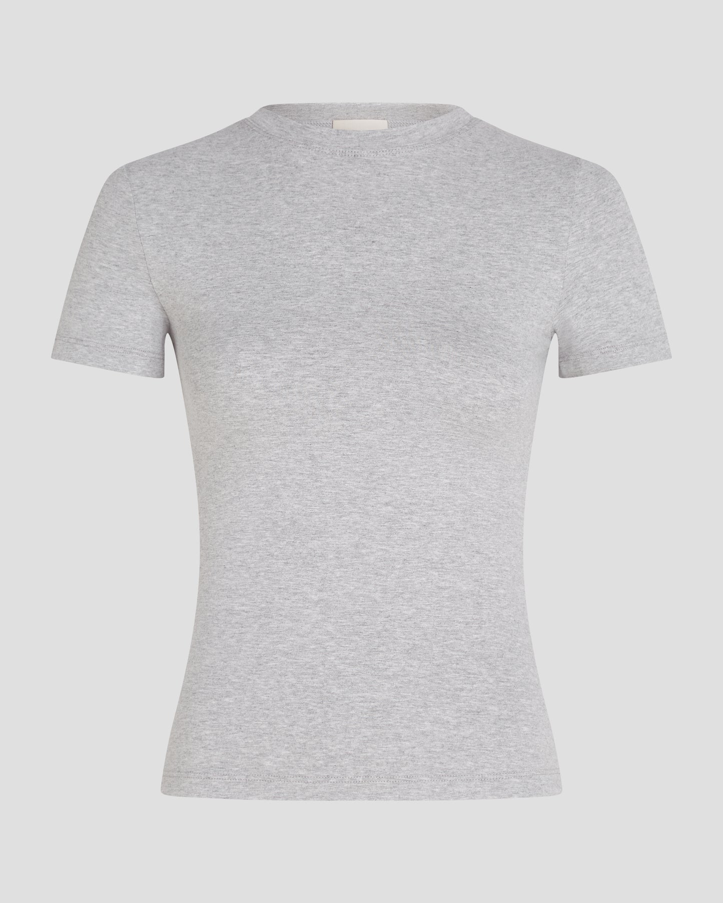 Lounge Short Sleeve Top - Grey Melange