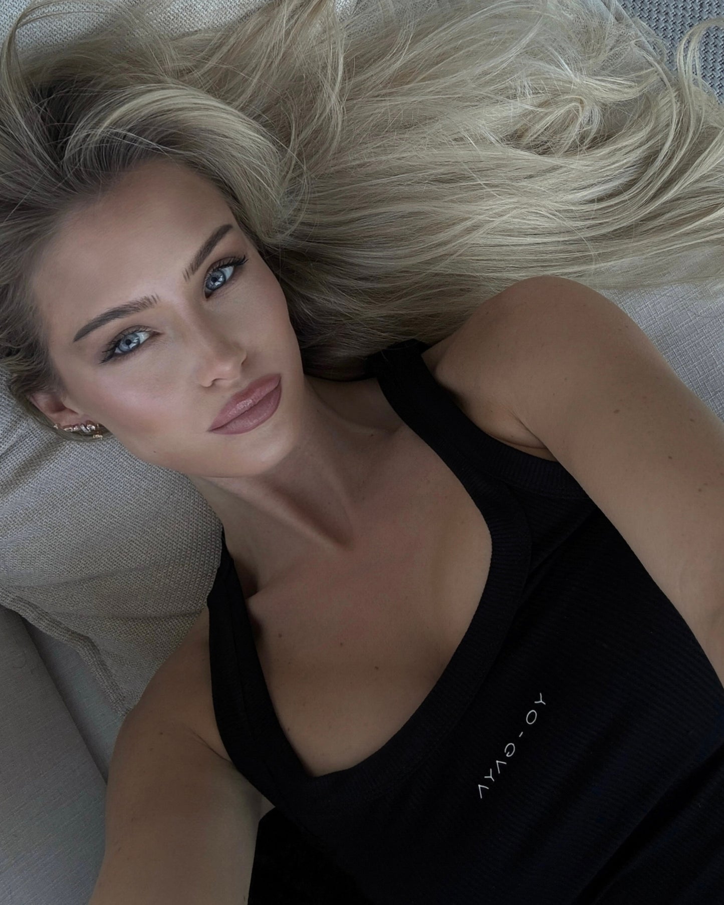 Ribbed Tank Top - Black