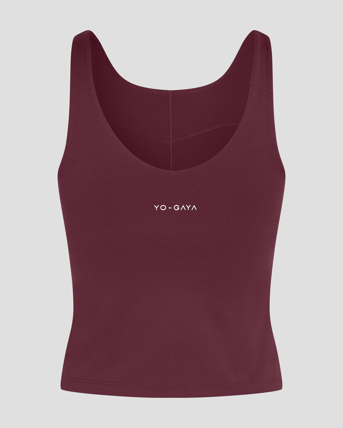 Sculpting High Neck Top - Midnight Red